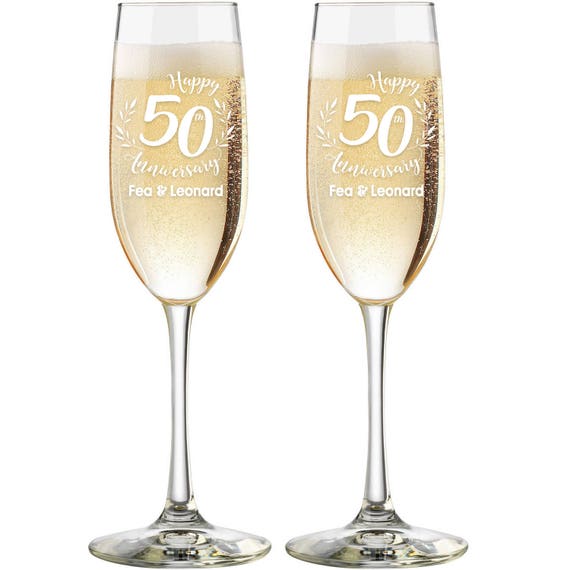 Personalized Wedding Flutes 2 Toasting Flutes Engraved