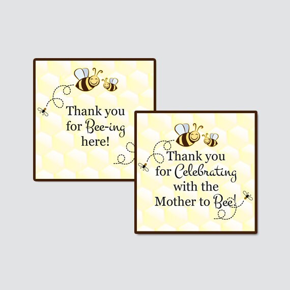 baby shower thank you tags printable