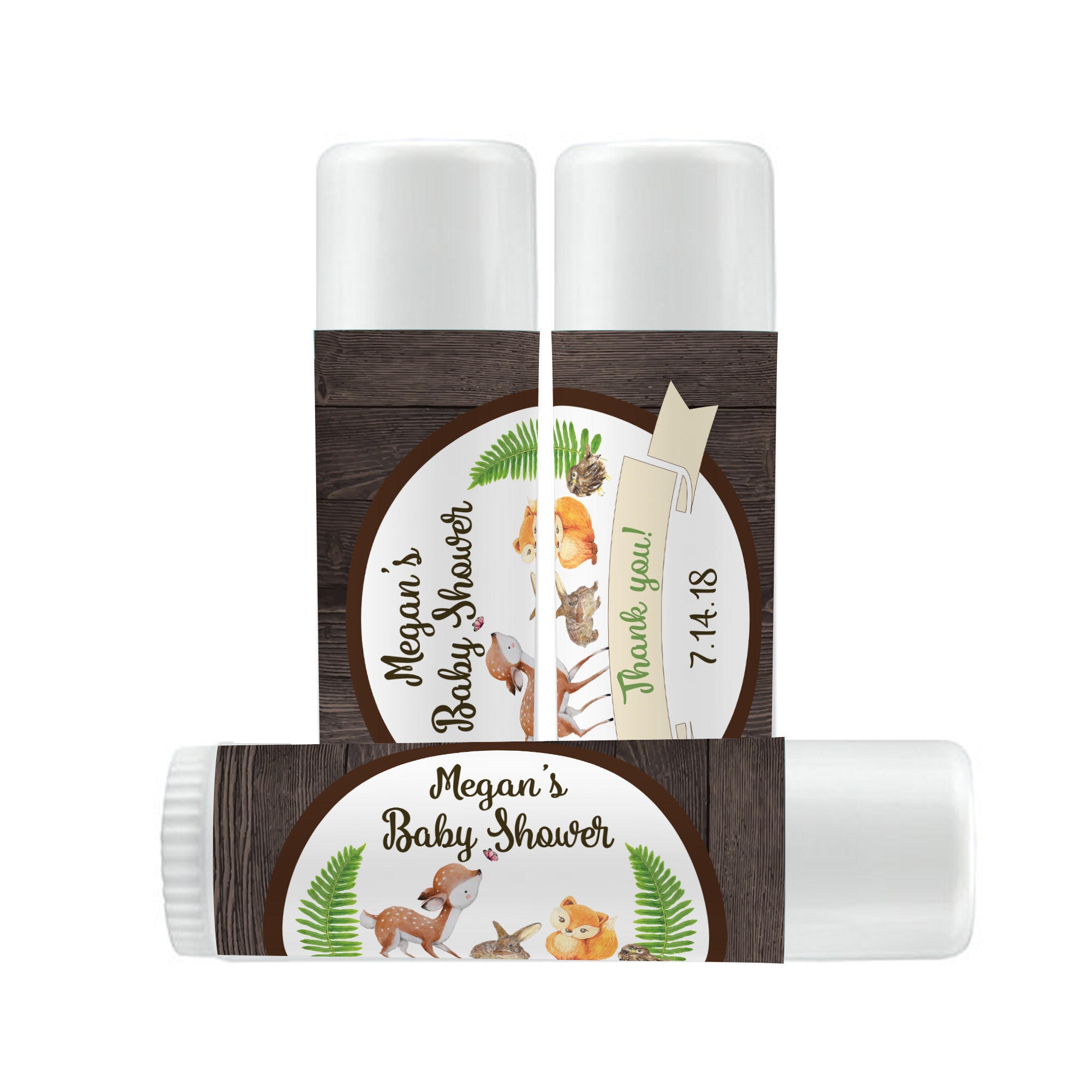 Lip Balm Labels Personalized Lip Balm Labels Baby Shower Lip Balm