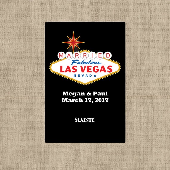 Las Vegas Playing Card Labels - Wedding Favors, Wedding Labels - Las Vegas Theme, Playing Card Stickers - Las Vegas Decor - Las Vegas Favor Il_570xn