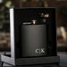Personalized Engraved Flask | Personalized Black Flask | Groomsman Flask | Best Man Flask | Wedding Party Flask | Bridal Party Flask