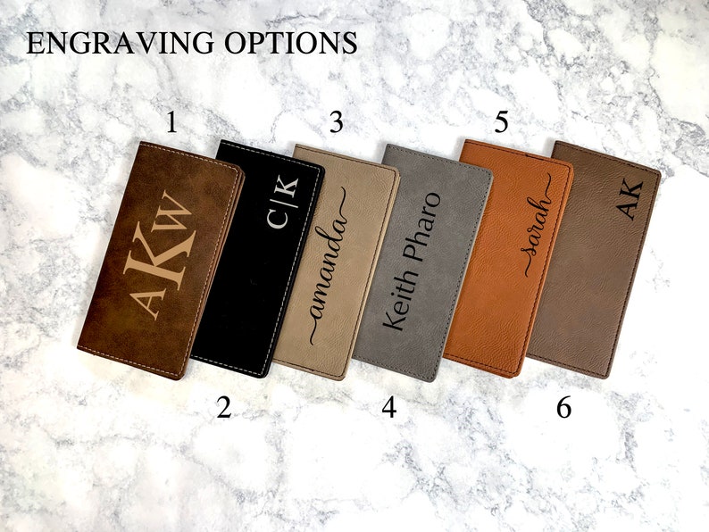 Checkbook Wallet and Holder Custom Checkbook Checkbook Case Leather Checkbook Personalized Checkbook Cover Custom Checkbook Covers