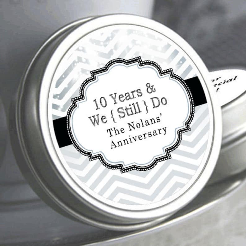 Anniversary Decor Anniversary Candy We Still Do 10th Anniversary Anniversary Favors We Still Do Anniversary Mint Tin Favors 12