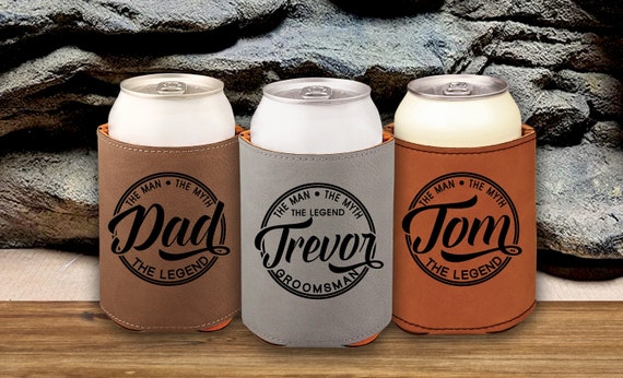 Personalized Can Coolers Set of 10 with Your Text Logo or Image Wedding  Favors Bachelor Party Favors Birthday Party Favors