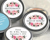 6 Will you be my Bridesmaid ? Mint Tins, Personalized Mint Favor Mint to Be Wedding Favor Personalized Will you be my bridesmaid Favor Il_170x135