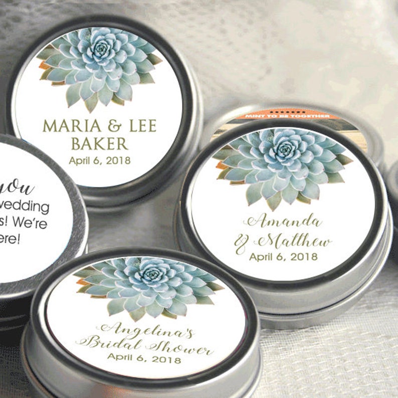 12 Personalized Mint Tins Wedding Tin Mints Mint to Be Etsy UK