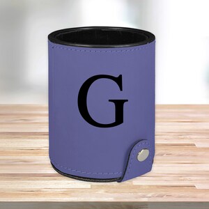 Personalized Leather Dice Cup, Purple, Groomsmen Dice Cup, Groomsmen Gifts, Gifts for Dad, Husband Gift, Gifts for Him