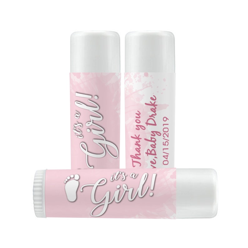 Lip Balm Labels Personalized Lip Balm Labels Baby Shower Etsy