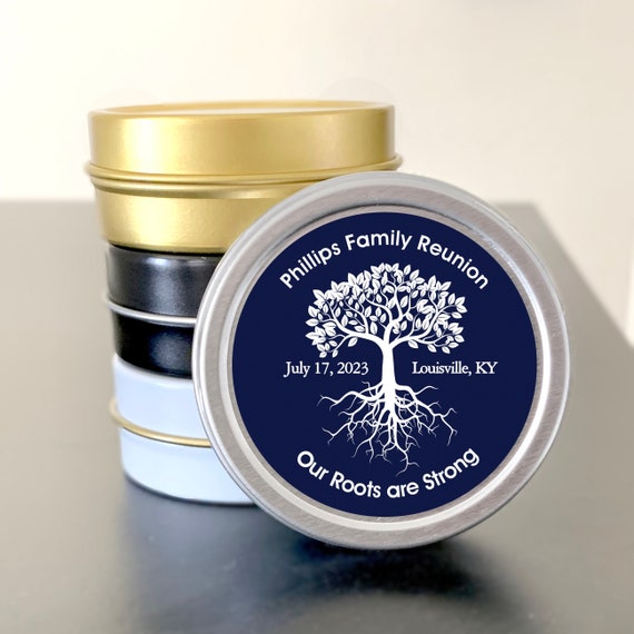 Family Reunion Mint Tins Family Tree Reunion Favors Reunion Décor