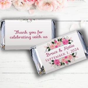 Personalized Miniature Chocolate Wrappers - Nugget Wrappers - Nugget Candy Stickers - Miniature Candy Wrappers - Stickers