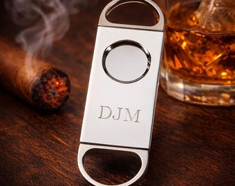 Personalized Cigar Cutter - Groomsman Gifts - Best Man Gift - Gift for Dad