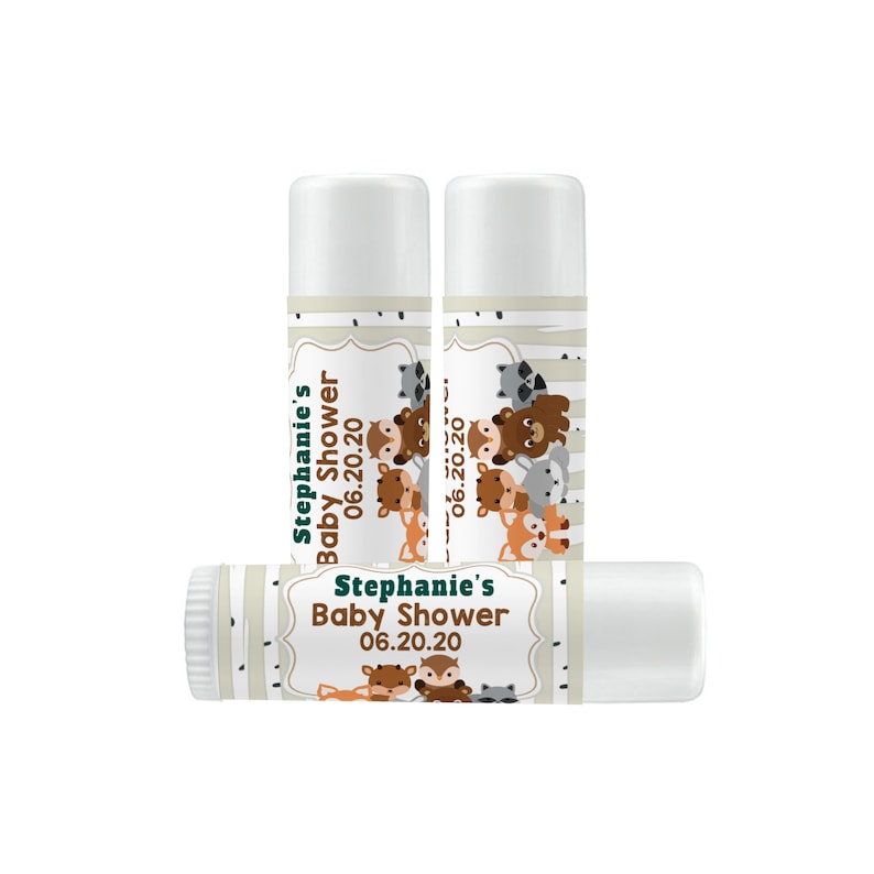 Lip Balm Labels Personalized Lip Balm Labels Baby Shower Etsy