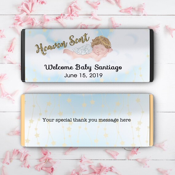 hershey bar baby shower favors