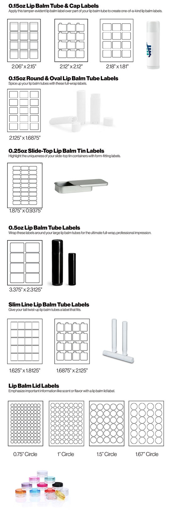 Lip Balm Labels Personalized Lip Balm Labels Monogram 