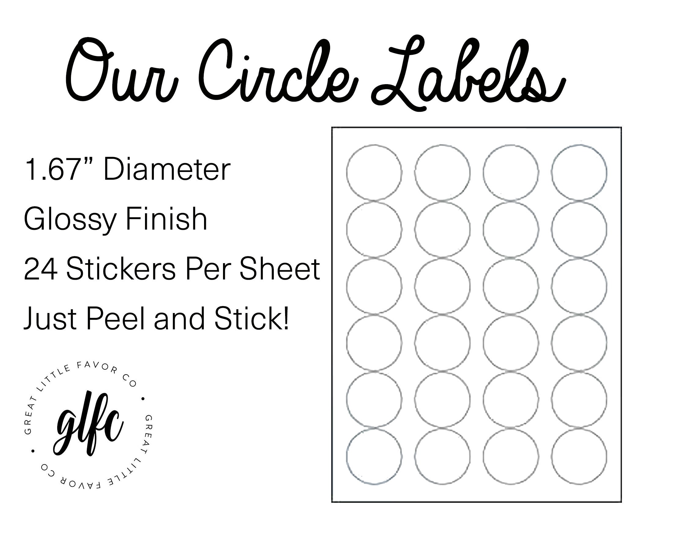 Printed and Ready to Use! Set of 108 Stickers per Page PRINTED Rose Gold 0.75 Circle Stickers PERSONALIZED with Name and any Age