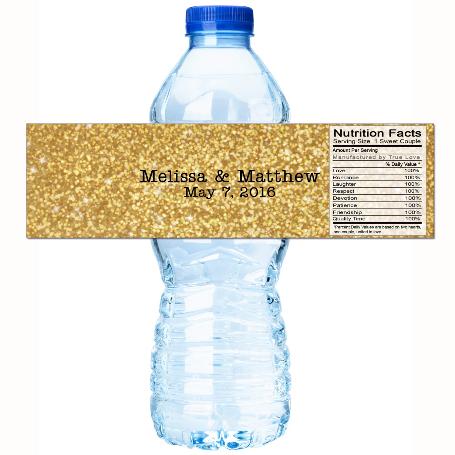 30 Wedding Water Bottle Labels 30 Personalized Water Bottle ...