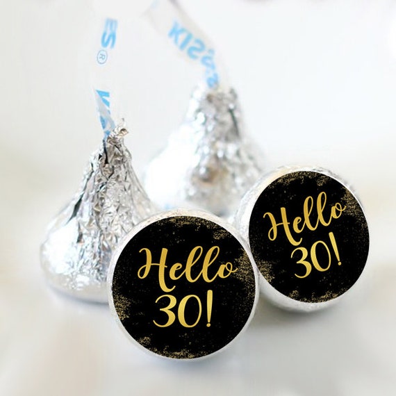 You Choose Graphics Birthday Party favors Personalized Puppy Theme Birthday Hershey Kiss stickers 108 stickers per page 