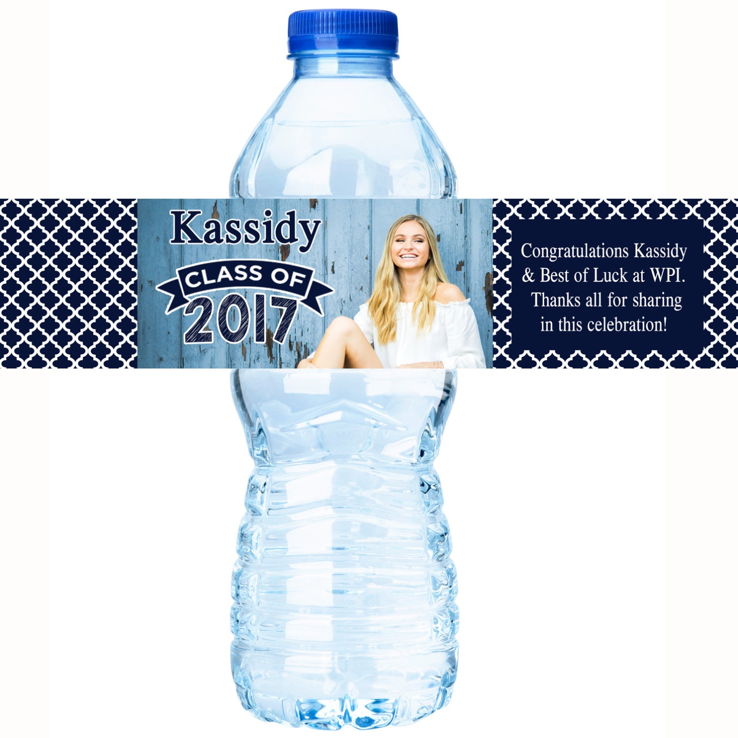 30 Graduation Water Bottle Labels Graduate Bottled Water Labels