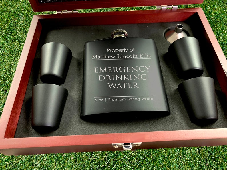 personalised drinking flask