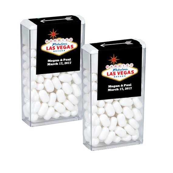 12 Las Vegas Tic Tac Label Mint To Be Tic Tac Favors | Etsy