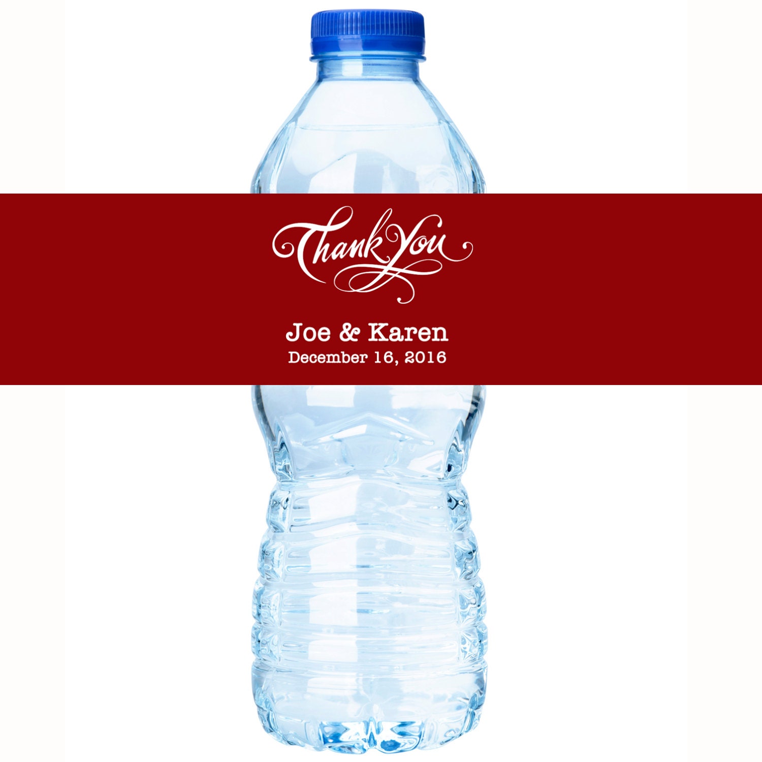 30 Thank You Water Labels Wedding Water Bottle Labels Wedding