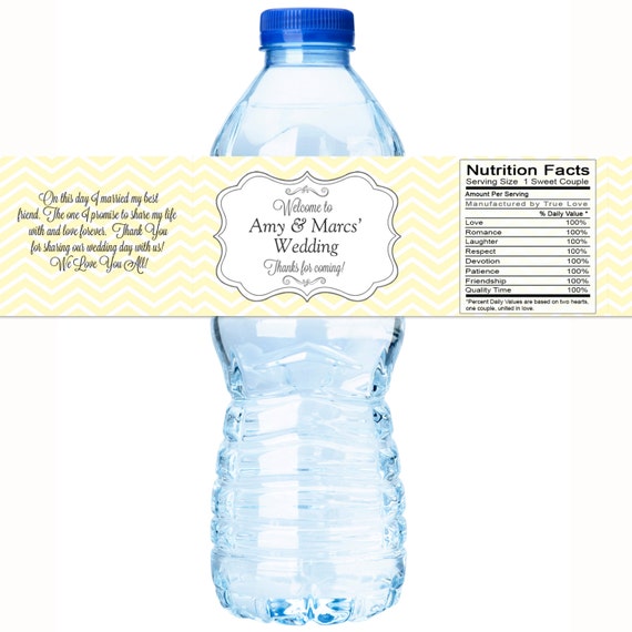 Bottle Labels Wedding Decor Welcome Box Labels 30 Wedding Water Bottle Labels Chevron Wedding Labels Chevron Bridal Shower