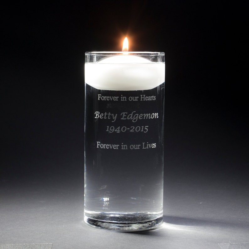 Memorial Vases in Loving Memory Vase floating Wedding Etsy