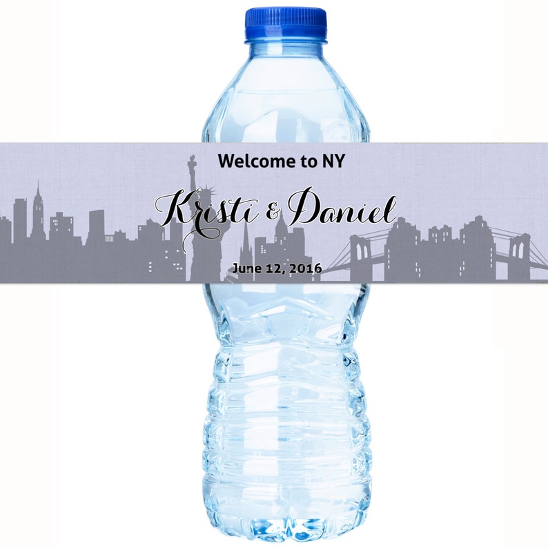 30 Wedding Water Bottle Labels 3 sizes Bottled Water Labels Bottle Stickers Water Bottle Wraps Wedding Bottled Water Labels