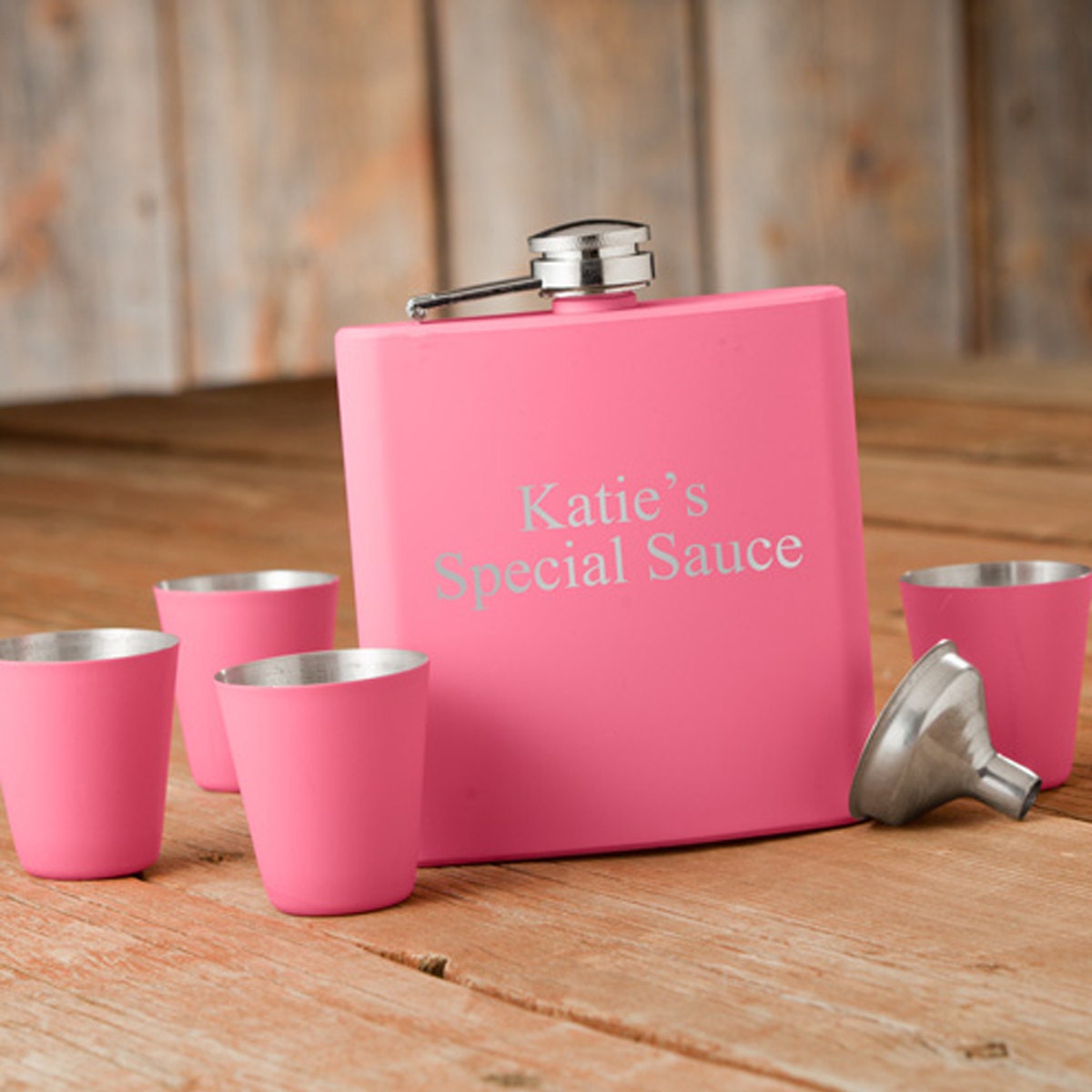 ladies flask gift set