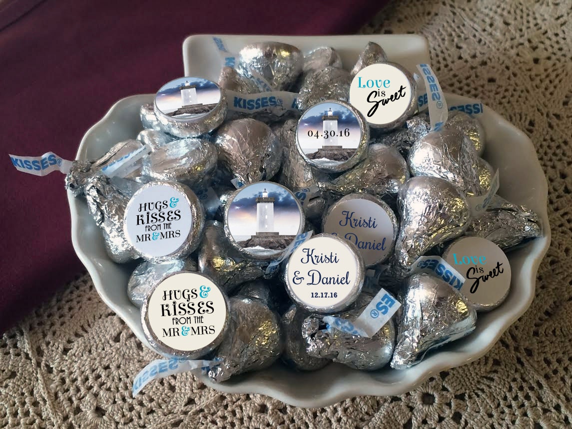 108 Lighthouse Candy Kiss® Stickers Candy Kiss Stickers Wedding