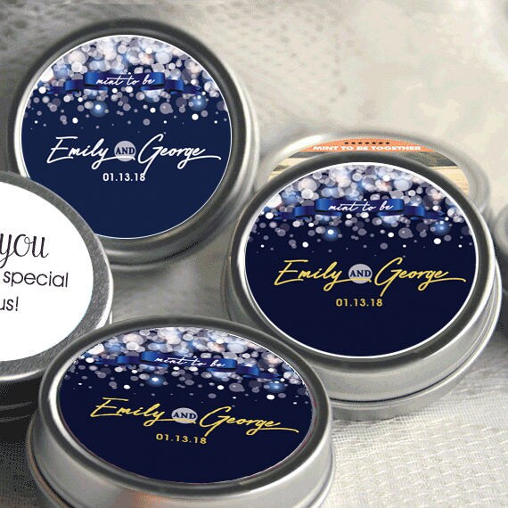 Personalized Wedding Mint Tin Favors Wedding Favor Mint Tins Etsy