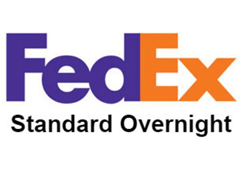 FedEx Standard Overnight Letter Delivery Upgrade For orders Etsy