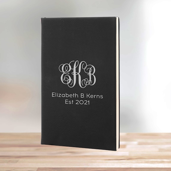 Personalized Writing Journal, Black Custom Lined Journal, Prayer Journal, Travel Journal, Bible Journal, Baby Journal, Diary Journal Il_570xn
