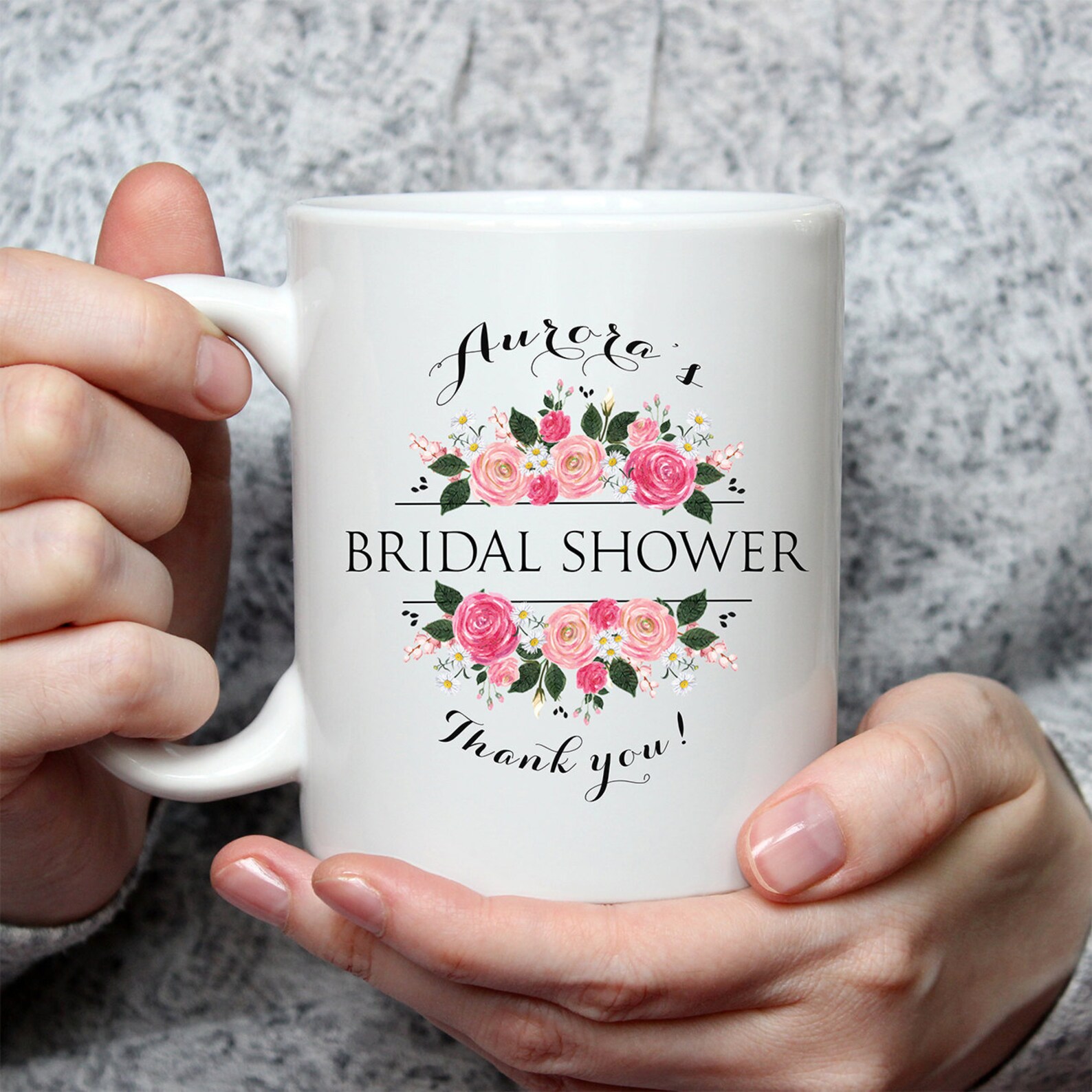 Personalized Bridal Shower Coffee Mug 15 oz coffee mug Etsy