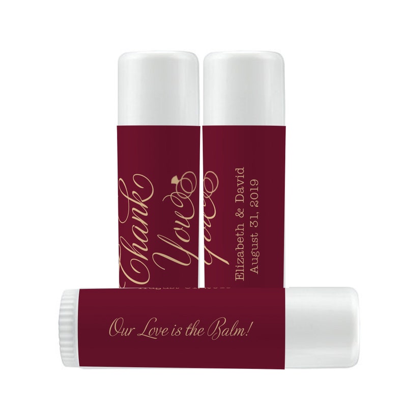 Thank You Lip Balm Labels Personalized Lip Balm Labels - Etsy