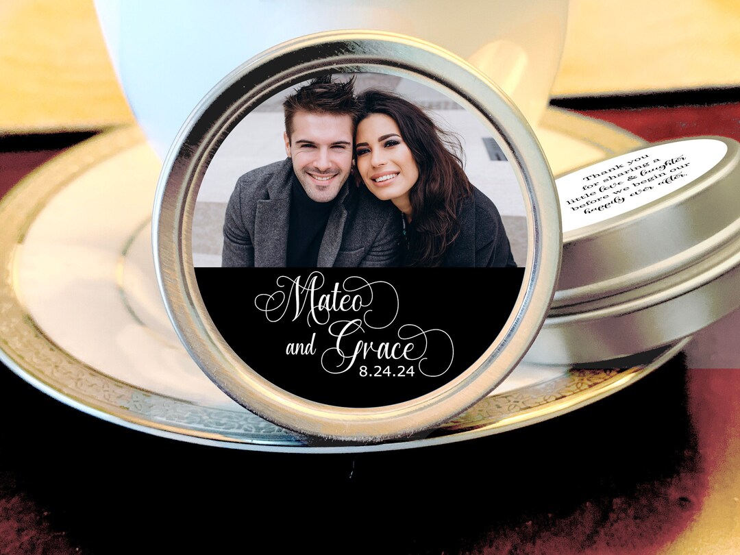 Mint Tin Wedding Favor | Mint to Be | Add Your Photo | Custom Text ...