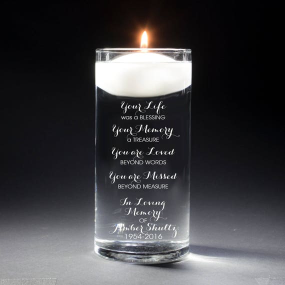 Memorial Vase In Loving Memory Vase Floating Wedding Memorial