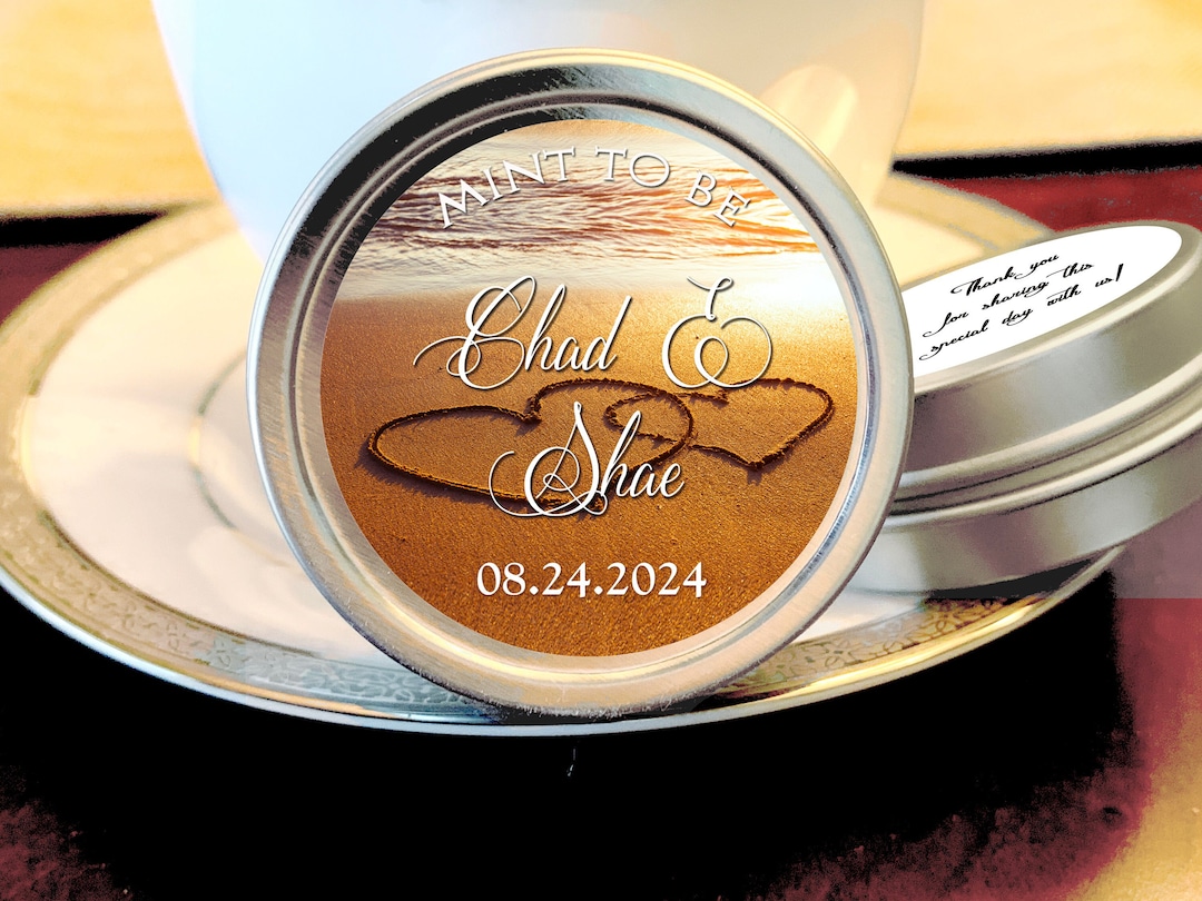 Mint Tin Wedding Favor | Mint to Be | Bridal Shower Favor | Wedding ...