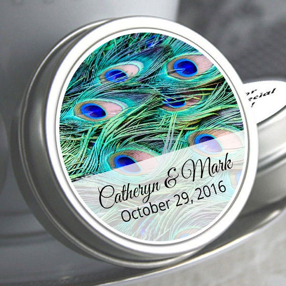 Peacock wedding favors discount