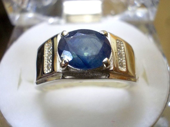 Neelam stone hotsell mens ring