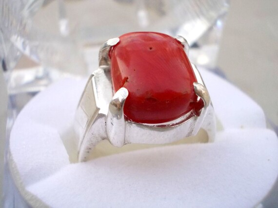coral ring design for man