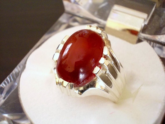 Silver man store ring price