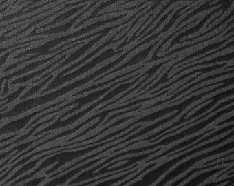 Zebra print spandex stretch fabric