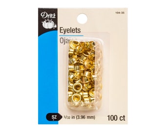 Dritz: Gold Eyelets 5/32 inch