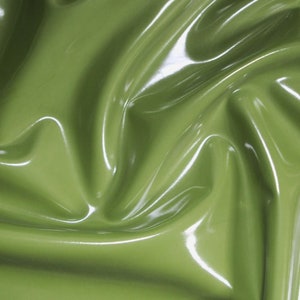 Stretch PVC Fabric: Army green