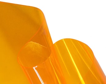 Orange transparent vinyl