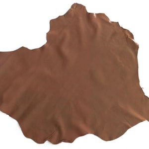 Goatskin leather hides: Bourbon Brown