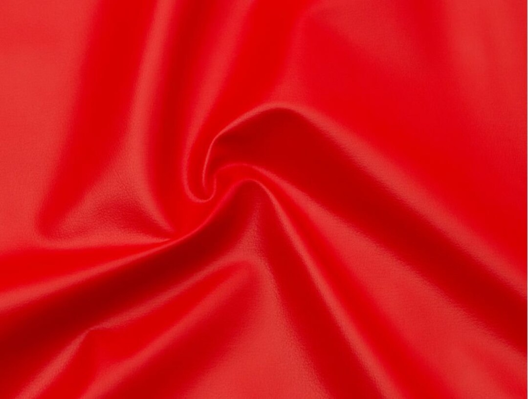 4-way Stretch Red Faux Leather - Etsy