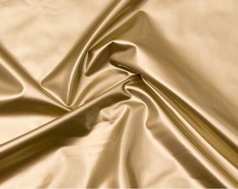 Stretch Vinyl Fabric: Gold