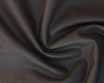 4-way stretch espresso faux leather